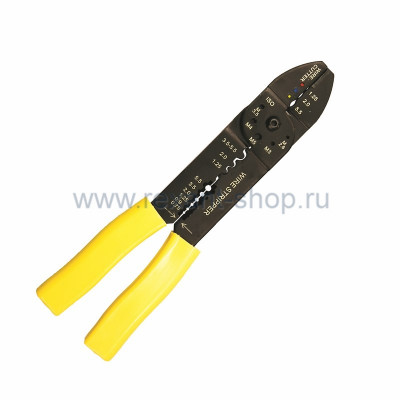 Кримпер для обжима наконечников и зачистки проводов 0,75–5,5 мм2 REXANT (1/1/100)