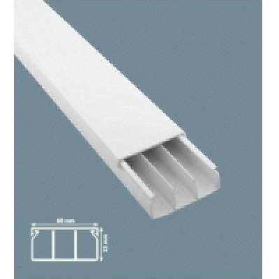 Кабель-канал 60x25 с 3 перегородками (2м)