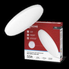 Светильник сд NEO SIMPLE-5565-WH 55Вт 230В 6500K 4400Лм 375x60мм белый IN HOME